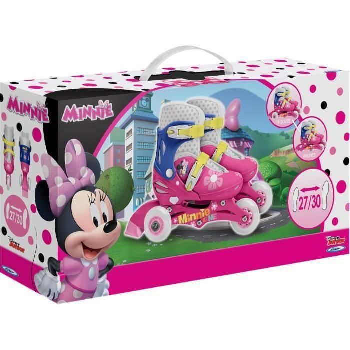 DISNEY MINNIE 2 en 1 patines en línea - 3 ruedas 27-30 4