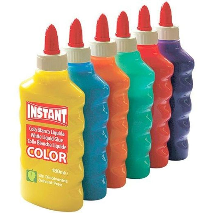 Pegamento en gel Playcolor Instant Multicolor 6 Piezas 180 ml 1 Pegamento en gel Playcolor Instant Multicolor 6 Piezas 180 ml 1