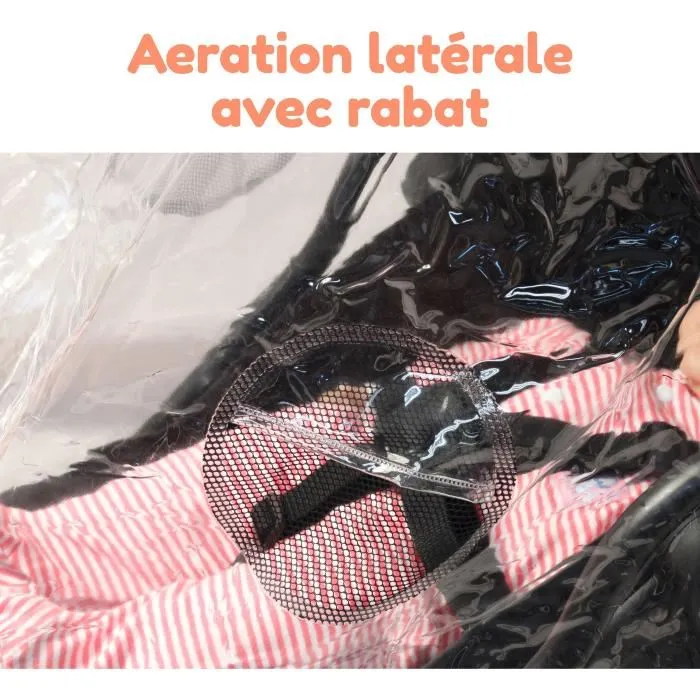 Bambisol Funda Impermeable PVC para Silla de Paseo Bambikid Universal Transpirable 1