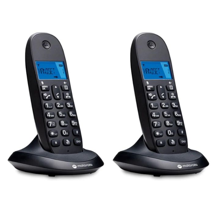 Teléfono Fijo Motorola C1002 CB+ Negro 2 Teléfono Fijo Motorola C1002 CB+ Negro 2