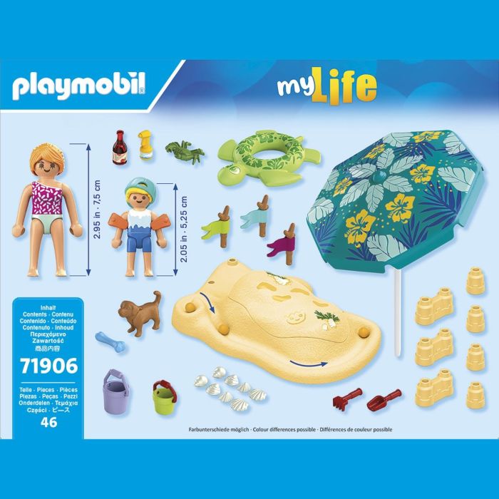 Playmobil 71906 Familia jugando en la arena de la playa, vacaciones en la playa 2 Playmobil 71906 Familia jugando en la arena de la playa, vacaciones en la playa 2