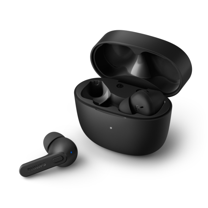 Philips 2000 series TAT2206BK/00 auricular y casco Auriculares True Wireless Stereo (TWS) Dentro de oído Llamadas/Música Bluetooth Negro Philips 2000 series TAT2206BK/00 auricular y casco Auriculares True Wireless Stereo (TWS) Dentro de oído Llamadas/Música Bluetooth Negro