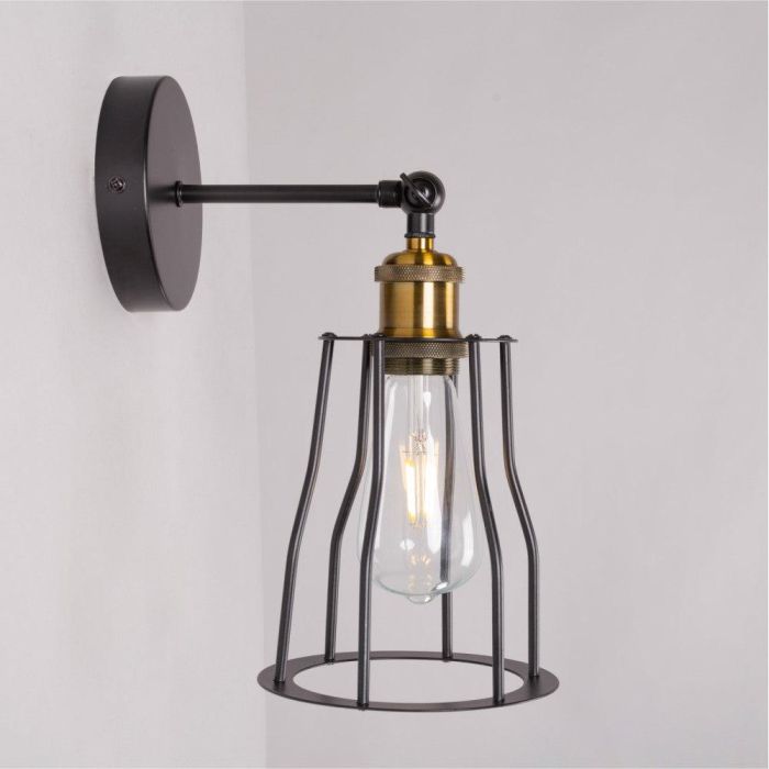 SKD-W1000 Aplique de Pared Artux de Metal Estilo Industrial Retro para Bombillas LED Filamento - Iluminación Interior, Hogar y Negocio 5 SKD-W1000 Aplique de Pared Artux de Metal Estilo Industrial Retro para Bombillas LED Filamento - Iluminación Interior, Hogar y Negocio 5