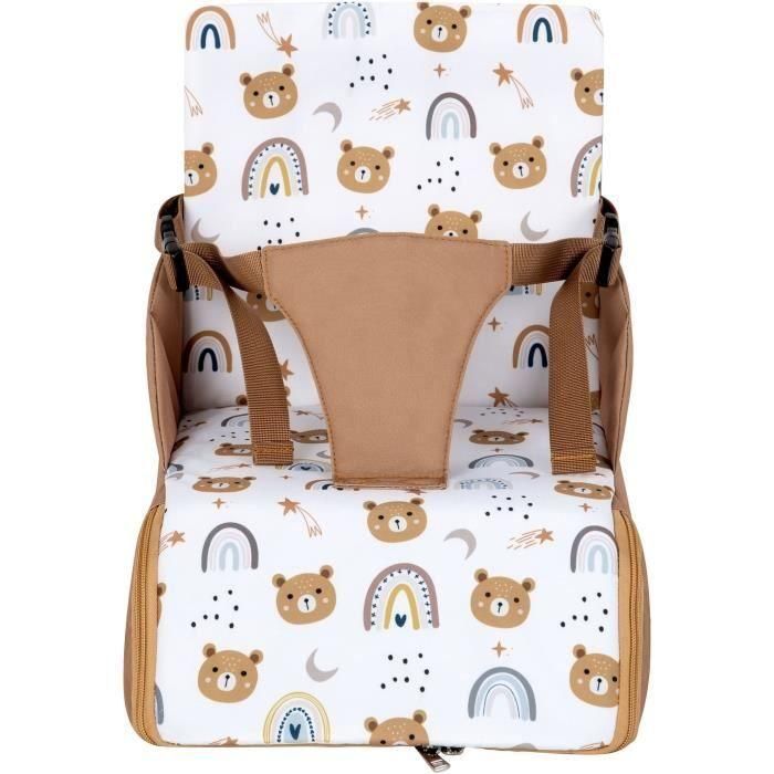 Silla elevadora portátil - TINEO - 30 x 28 x 13 cm - Ultra Compacta - Camel / Osos 2 Silla elevadora portátil - TINEO - 30 x 28 x 13 cm - Ultra Compacta - Camel / Osos 2