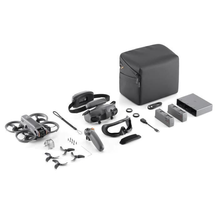 Pack Drone - DJI - Avata 2 + Estabilizador RC Motion 3 + Auriculares Googles 3 + 3 baterías 3 Pack Drone - DJI - Avata 2 + Estabilizador RC Motion 3 + Auriculares Googles 3 + 3 baterías 3