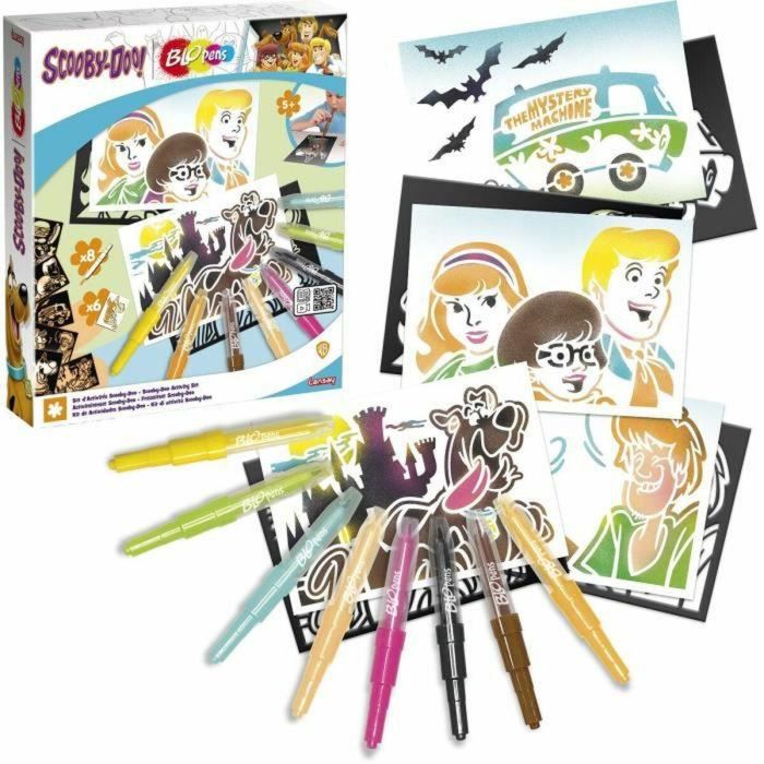 Blopens - conjunto de actividades de scooby -doo - dibujos y páginas para colorear - 5 años - Lansay 3