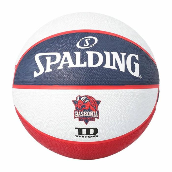 Balón de Baloncesto Spalding Baskonia Vitoria Rojo 7