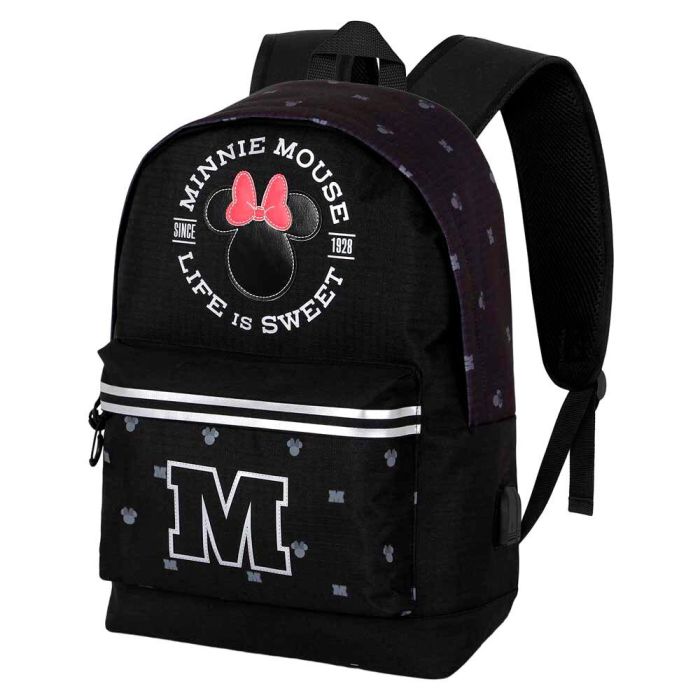 Mochila HS Silver Symbol Disney Minnie Mouse Negro 0 Mochila HS Silver Symbol Disney Minnie Mouse Negro 0