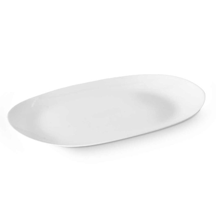 Bandeja Rectangular de Vidrio Opal Blanco 36 cm - Vivalto (18 Unidades) 1 Bandeja Rectangular de Vidrio Opal Blanco 36 cm - Vivalto (18 Unidades) 1