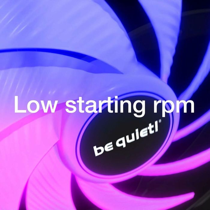 be quiet! LIGHT WINGS LX Ventilador PWM de Alta Velocidad 140mm Triple-Pack RGB Negro para PC (30.5 dB, 1800 RPM) 2
