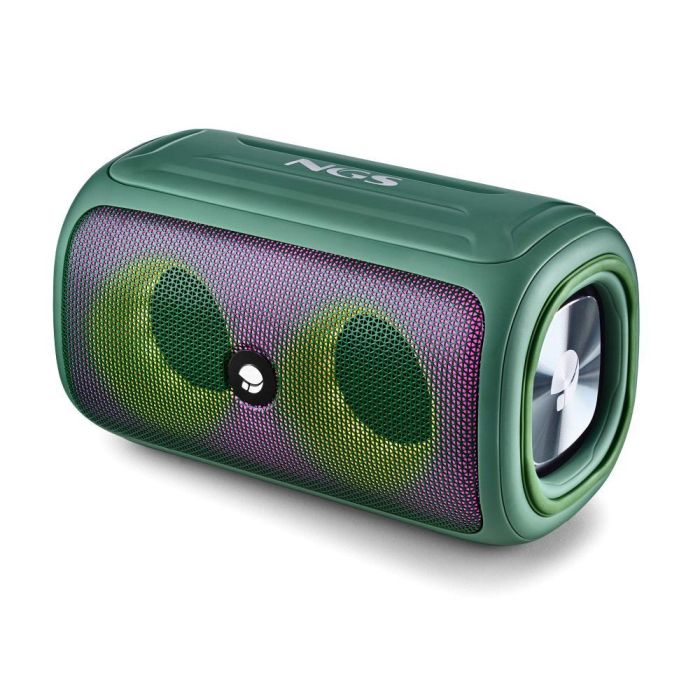 NGS ROLLERBEASTGREEN Altavoz Portátil Inalámbrico Roller Beast 32W Bluetooth 5.0 IPX5 Resistente Agua TWS FM USB AUX Verde 1 NGS ROLLERBEASTGREEN Altavoz Portátil Inalámbrico Roller Beast 32W Bluetooth 5.0 IPX5 Resistente Agua TWS FM USB AUX Verde 1