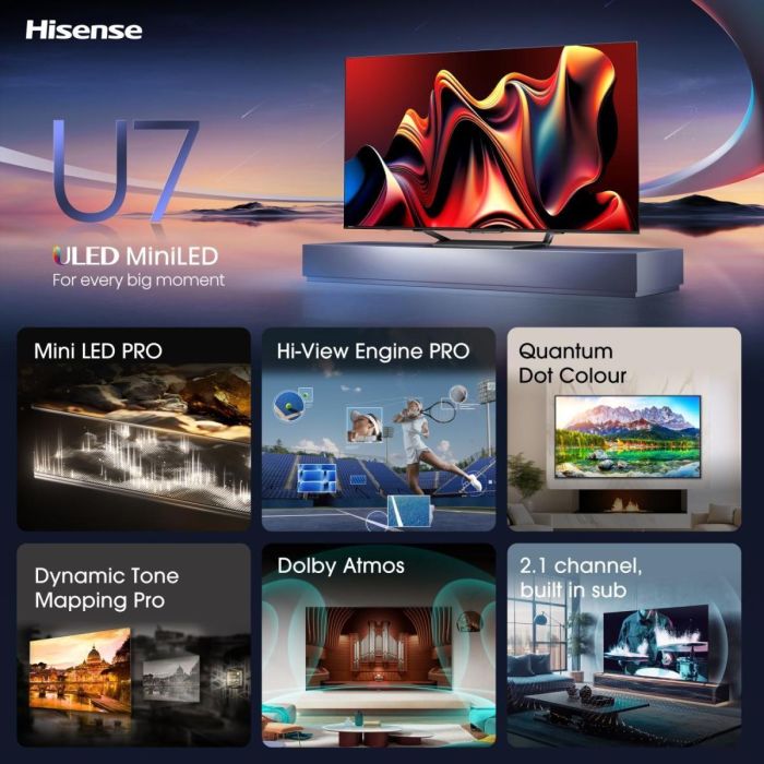 Smart TV Hisense 4K Ultra HD 75" LED HDR QLED 4 Smart TV Hisense 4K Ultra HD 75" LED HDR QLED 4