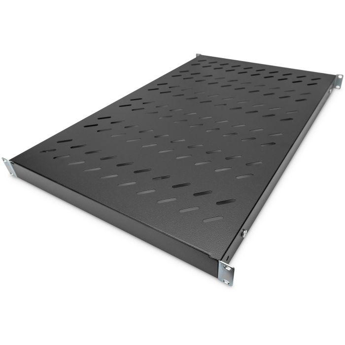 Digitus Fachboden 1HE para Racks, 44x482x700-1180mm, hasta 50kg, Negro