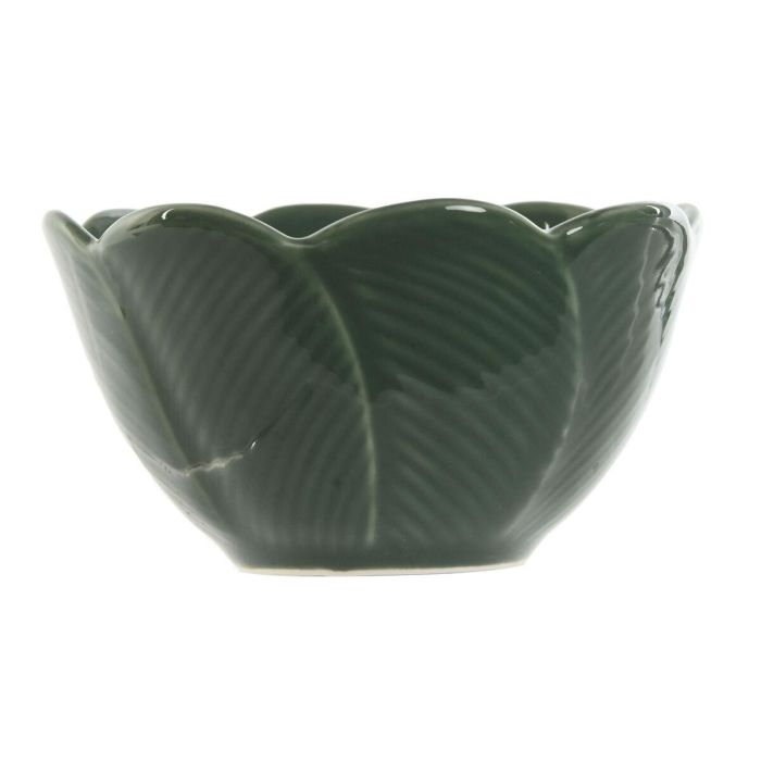 Aperitivo Tropical DKD Home Decor Verde Verde Oscuro 10 x 7 x 32 cm Set de 4 (2 Unidades) 1