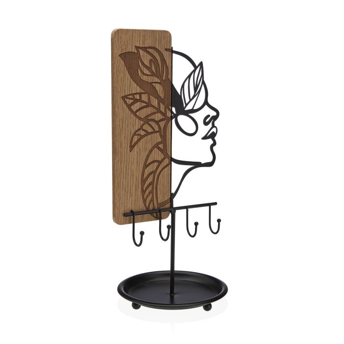 Joyero Decorativo Con Rostro "S" Versa 12.5x30.5x13.5 cm Metal (2 Unidades) Joyero Decorativo Con Rostro "S" Versa 12.5x30.5x13.5 cm Metal (2 Unidades)