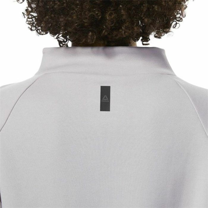 Sudadera sin Capucha Mujer Reebok Training Supply Crew Gris claro XS 1