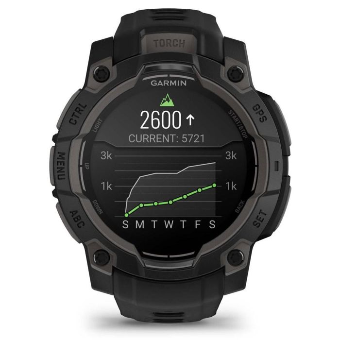 Garmin Instinct 3 AMOLED 45mm Negro Reloj Inteligente Deportivo GPS con Pantalla Táctil y Monitor de Frecuencia Cardíaca 9