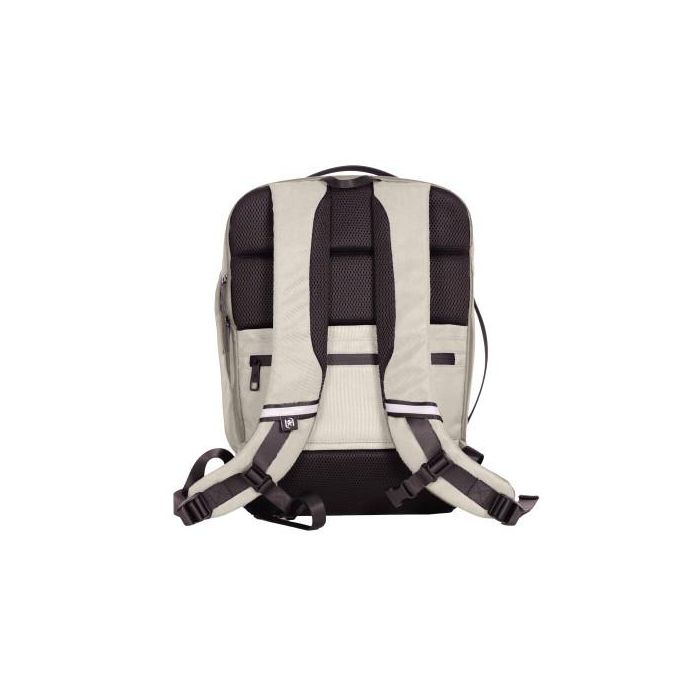 Oxford Mochila para Portátil 15" Executive OXFBAG RPET Beige 18L, Reciclada, Resistente al Agua, 400191411 1
