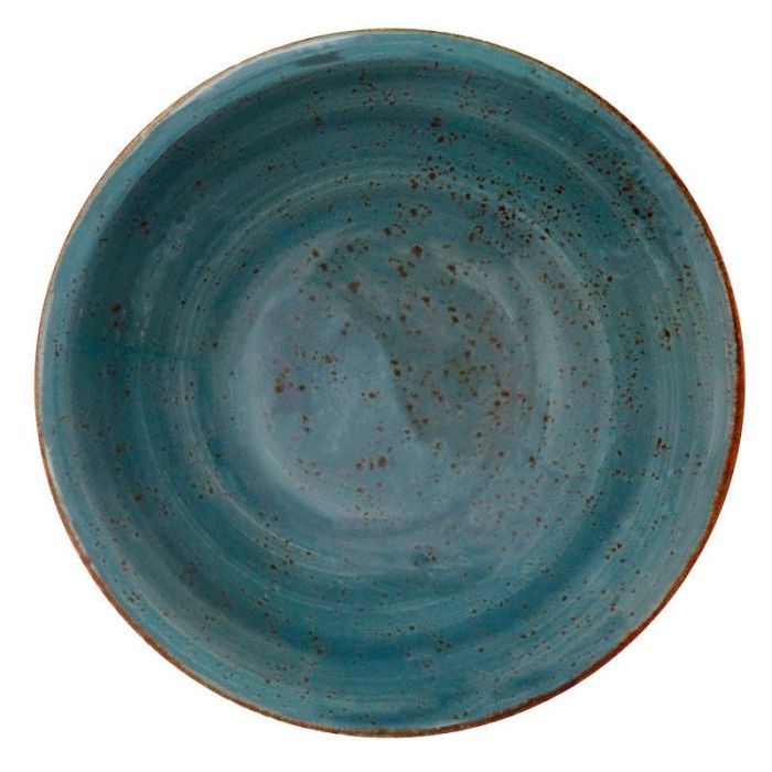 ADRIER - 68-RMDP24-BLUSLS - Pack de 6 uds - Colección SALSA - Bol Melamina ensaladera - 24 cm Ø - profundidad 5 cm - Azul Summer