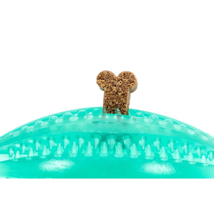 Gloria Pelota Dental Rugby TPR 9 cm para Perro Juguete Mordedor Limpieza 4