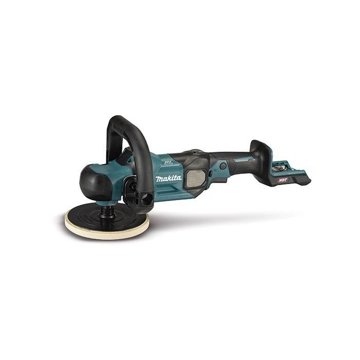 Makita PV001GZ Pulidora giratoria para coche 40V a batería 2200 RPM, ideal para pulido y acabado profesional, Negro/Verde