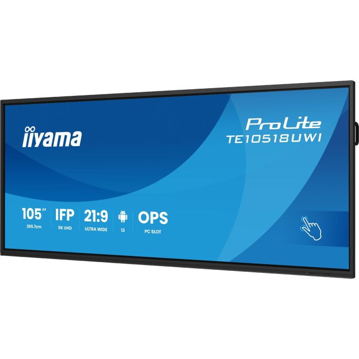 iiyama TE10518UWI-B1AG Pizarra Digital PROLITE 108" 5K Ultra HD Táctil LED Wifi Android 24/7 Negro 3