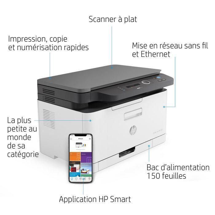 HP 178nw Impresora Multifunción Láser Color Wi-Fi, Compacta, Escanea, Copia, Imprime desde Móvil, Alta Calidad Color 4 HP 178nw Impresora Multifunción Láser Color Wi-Fi, Compacta, Escanea, Copia, Imprime desde Móvil, Alta Calidad Color 4