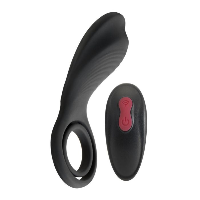 Anillo Vibrador para el Pene S Pleasures Negro Anillo Vibrador para el Pene S Pleasures Negro