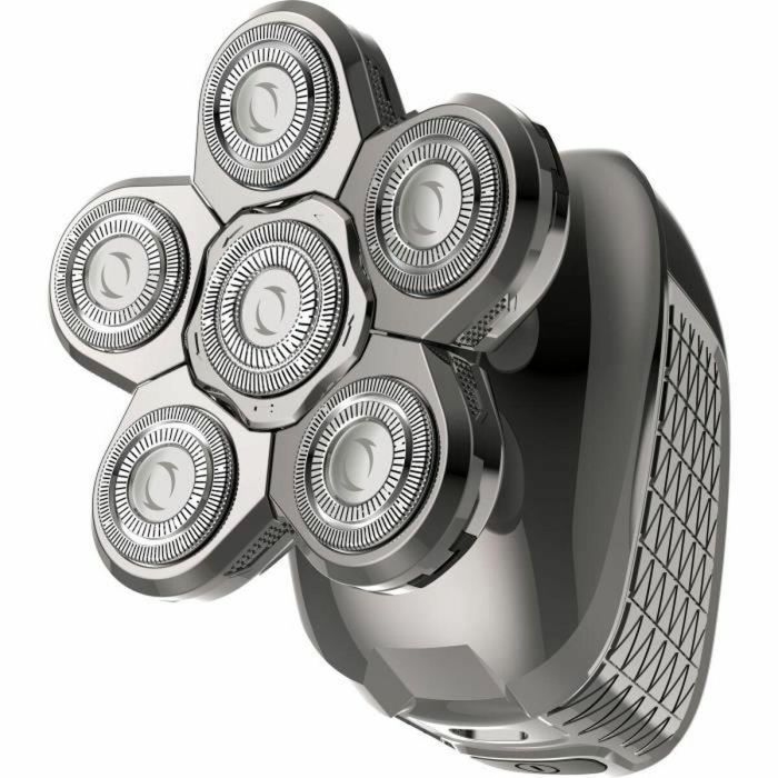 Jean Louis David JLD 360 XTREME HEAD SHAVER Maquinilla de Afeitar, 6 Cabezales Giratorios, 60 Min de Duración de la Batería 3