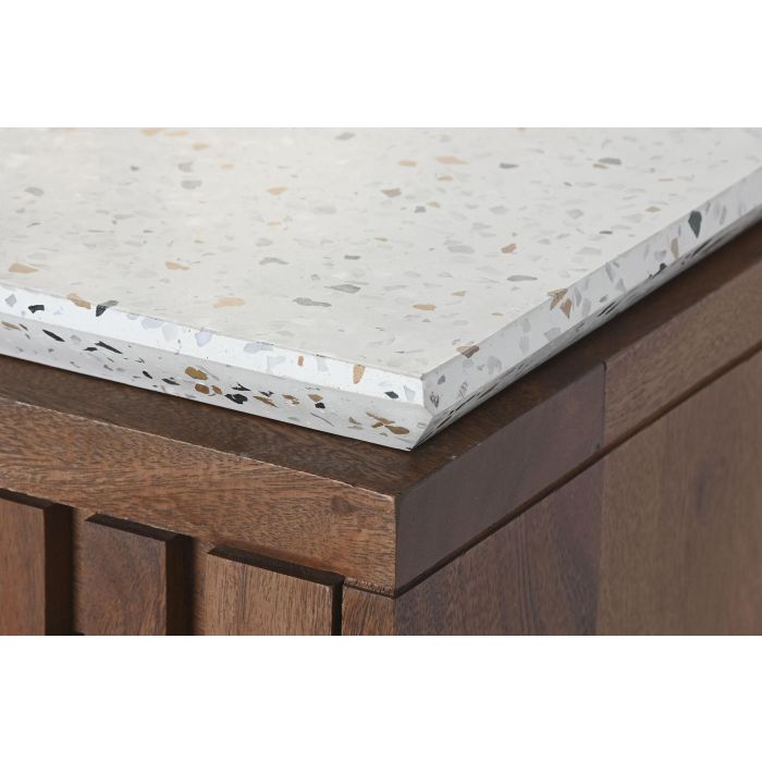 DKD Home Decor Consola Oriental Moderna de Terrazo y Madera de Acacia para Salón o Recibidor 125 cm Ancho x 46 cm Fondo x 92 cm Alto 6 DKD Home Decor Consola Oriental Moderna de Terrazo y Madera de Acacia para Salón o Recibidor 125 cm Ancho x 46 cm Fondo x 92 cm Alto 6