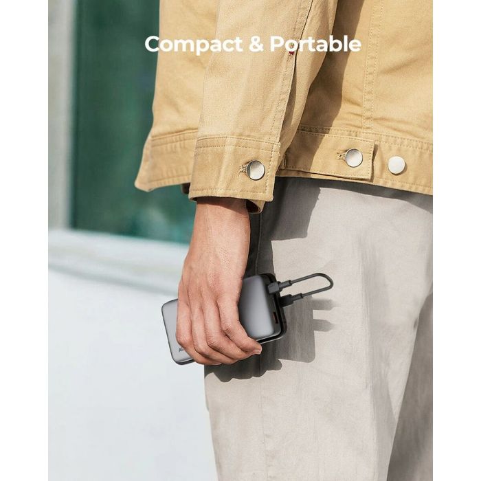 Powerbank Aukey PB-Y41 Gris 10000 mAh 3 Powerbank Aukey PB-Y41 Gris 10000 mAh 3