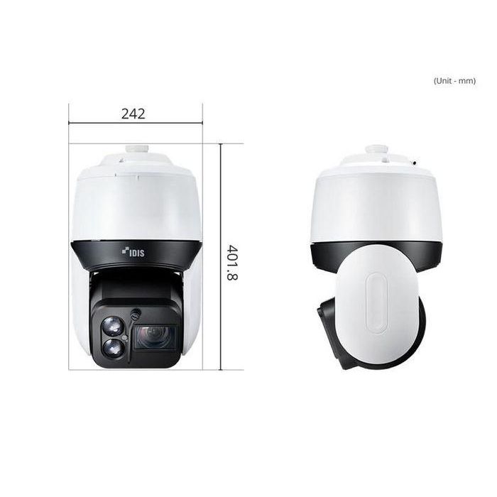 Idis Domo PTZ IP,6MP, zoom 31x, 6,5-202mm,IR 300m. AF. WDR Auto Tracking. IK10/IP66, heater. PoE 1 Idis Domo PTZ IP,6MP, zoom 31x, 6,5-202mm,IR 300m. AF. WDR Auto Tracking. IK10/IP66, heater. PoE 1