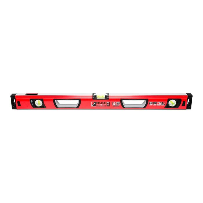 Rubi Nivel Antishock 80cm r76933 - Aluminio, Resistente a Impactos y UV, Niveles Horizontal, Vertical y 45° 0 Rubi Nivel Antishock 80cm r76933 - Aluminio, Resistente a Impactos y UV, Niveles Horizontal, Vertical y 45° 0