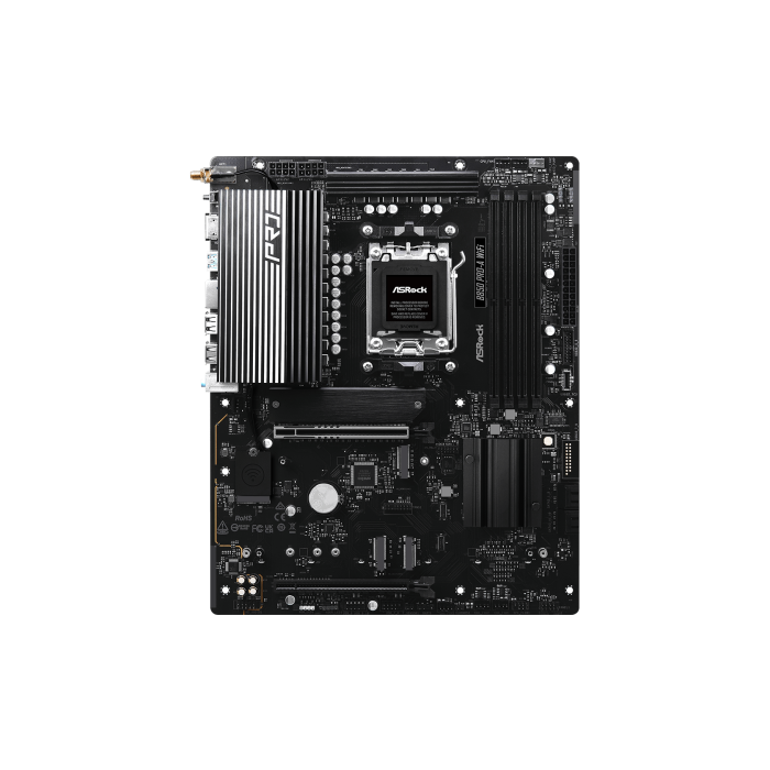 ASRock B850 Pro-A WiFi Placa Base AMD B850 Zócalo AM5 ATX para AMD Ryzen 7000/8000/9000 Series DDR5