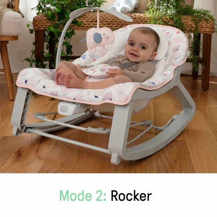 Ingenuity ING17377 Mecedora para bebé 3 en 1 Keep Cozy Burst - 3 posiciones - Arco con peluches extraíbles - Hasta 18 kg 9