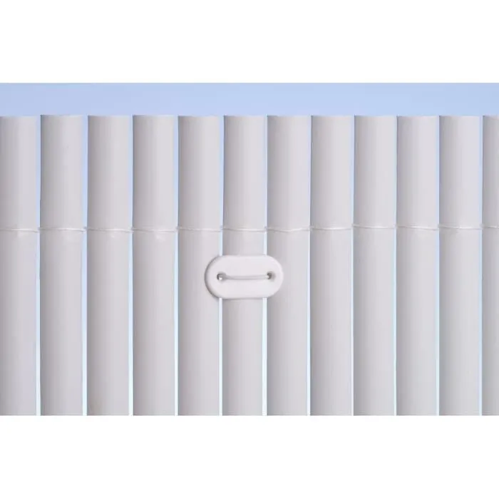 Nature Conjunto de 26 cierres de malla - Pantallas y canis de plástico - Blanco - (Amarre + alambre plastificado de 14 cm) 1