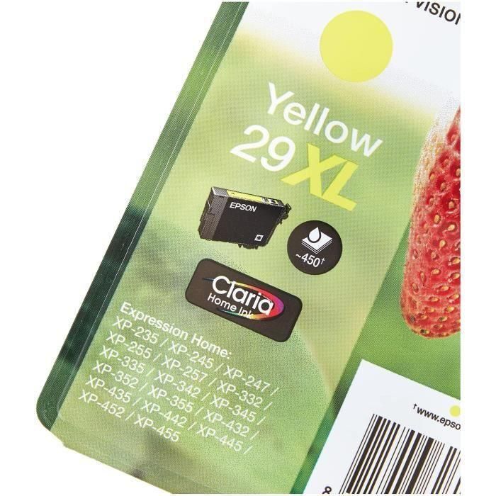 EPSON Expression Home XP-235 Cartucho Amarillo 29XL 3 EPSON Expression Home XP-235 Cartucho Amarillo 29XL 3