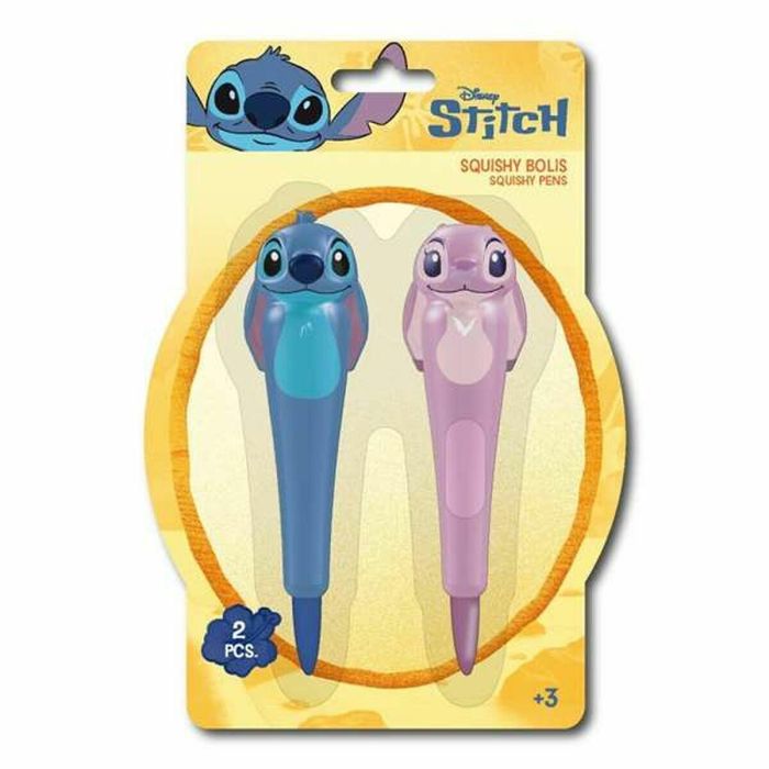 Bolígrafo Stitch Squishy Multicolor 2 Unidades 12 Bolígrafo Stitch Squishy Multicolor 2 Unidades 12