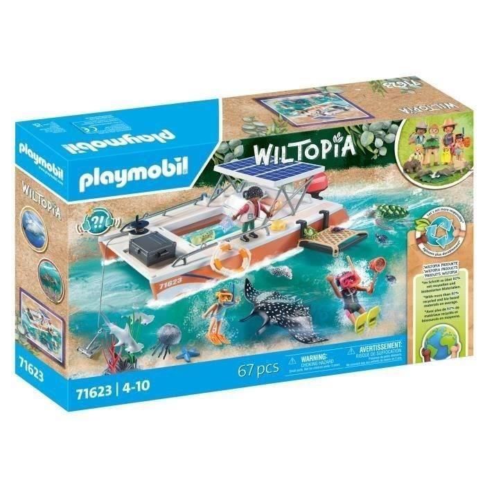 Playmobil Plataforma Análisis Arrecife Wiltopia 71623 Juego de Construcción