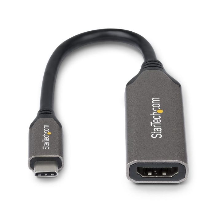 Cable USB Startech 112B-USBC-HDMI21 Gris 20 cm 1 Cable USB Startech 112B-USBC-HDMI21 Gris 20 cm 1