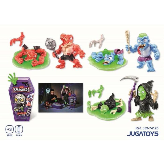 Figura smashers horror house con slime, coleccionables 30x15 cm - modelos surtidos 3 Figura smashers horror house con slime, coleccionables 30x15 cm - modelos surtidos 3