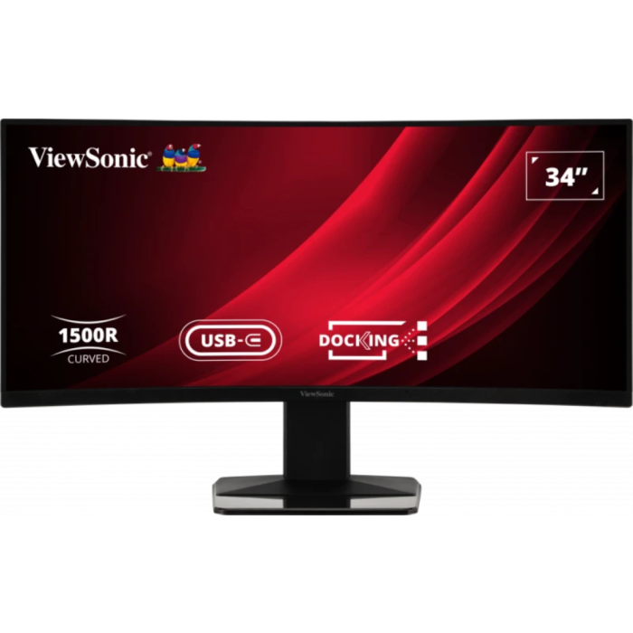 Viewsonic VG3419C Monitor Curvo 34" UWQHD (3440x1440) LED, 120Hz, USB-C Docking, KVM, HDR10, Negro