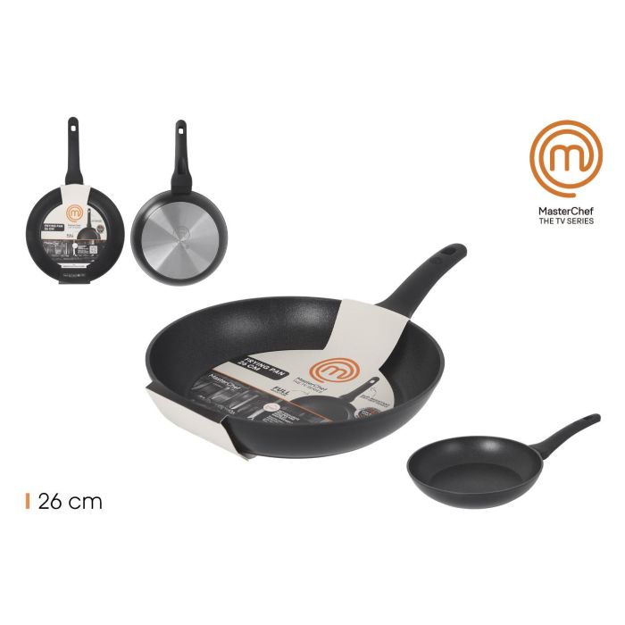 Sartén Masterchef 26 cm aluminio forjado 2.8 mm (6 Unidades) Sartén Masterchef 26 cm aluminio forjado 2.8 mm (6 Unidades)