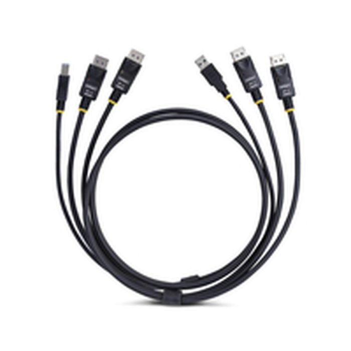 Cable adaptador Startech DDU1226-KVM-CABLE Negro 1,8 m 6 Cable adaptador Startech DDU1226-KVM-CABLE Negro 1,8 m 6