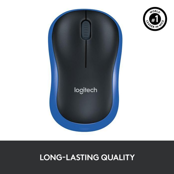 Logitech Ratón Inalámbrico M185 Plug-and-Play, Transmisión Rápida, Conveniencia y Libertad Inalámbrica, Larga Duración Batería 13