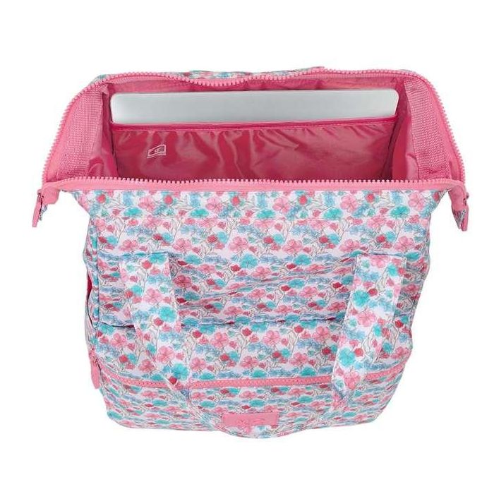 Moos Mochila con Asas Reci para Portátil 13 pulgadas, Diseño Flores, 27x40x19 cm 7 Moos Mochila con Asas Reci para Portátil 13 pulgadas, Diseño Flores, 27x40x19 cm 7