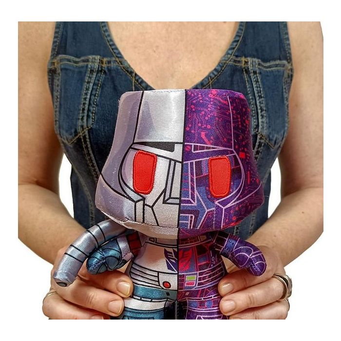 Bizak Peluche Dznr Transformers Megatron - Personaje principal villano, 18 cm, Licencia oficial 1