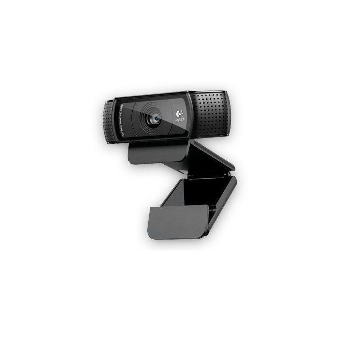 Logitech C920 Webcam - Full HD 1080p 1920 x 1080, H.264, Autofocus, Óptica Carl Zeiss, Audio Estéreo 3