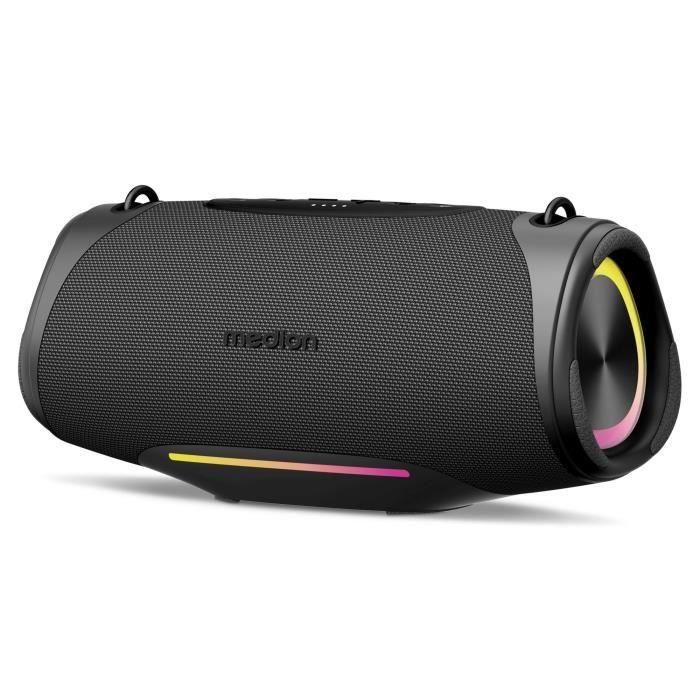 Medion AAAPX09234 Altavoz Bluetooth L 50W, 47h de batería, Protección IPX7 y Efectos de Iluminación RGB 1
