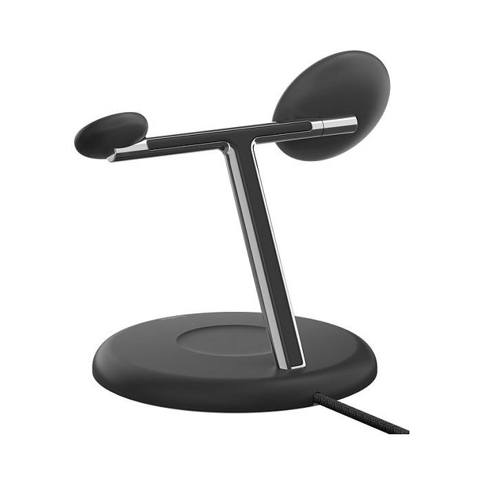 Belkin Wiz023Vfbk Base Carga Inalambrica 3 en 1 para iPhone, Apple Watch y AirPods con Qi2 15W Negra 1 Belkin Wiz023Vfbk Base Carga Inalambrica 3 en 1 para iPhone, Apple Watch y AirPods con Qi2 15W Negra 1